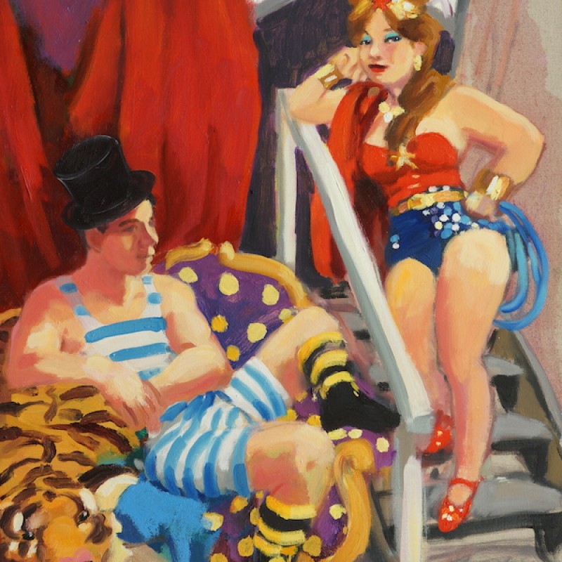 Wonder Woman Top Hat and Tiger