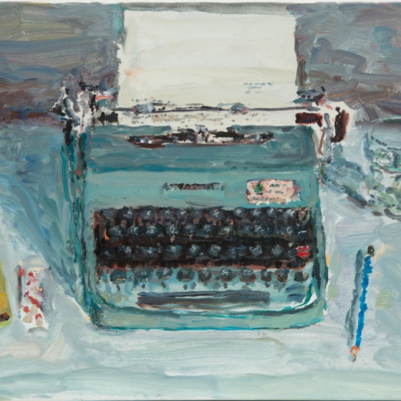 Rose’s Olivetti in Don’s shed, Perth