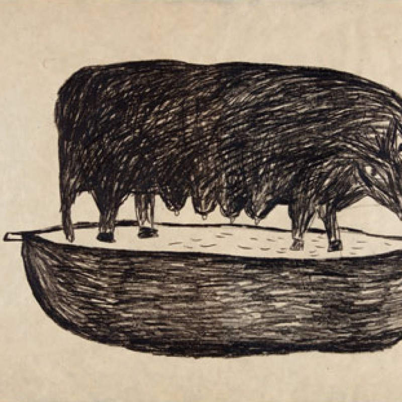 A Cow on a Bath