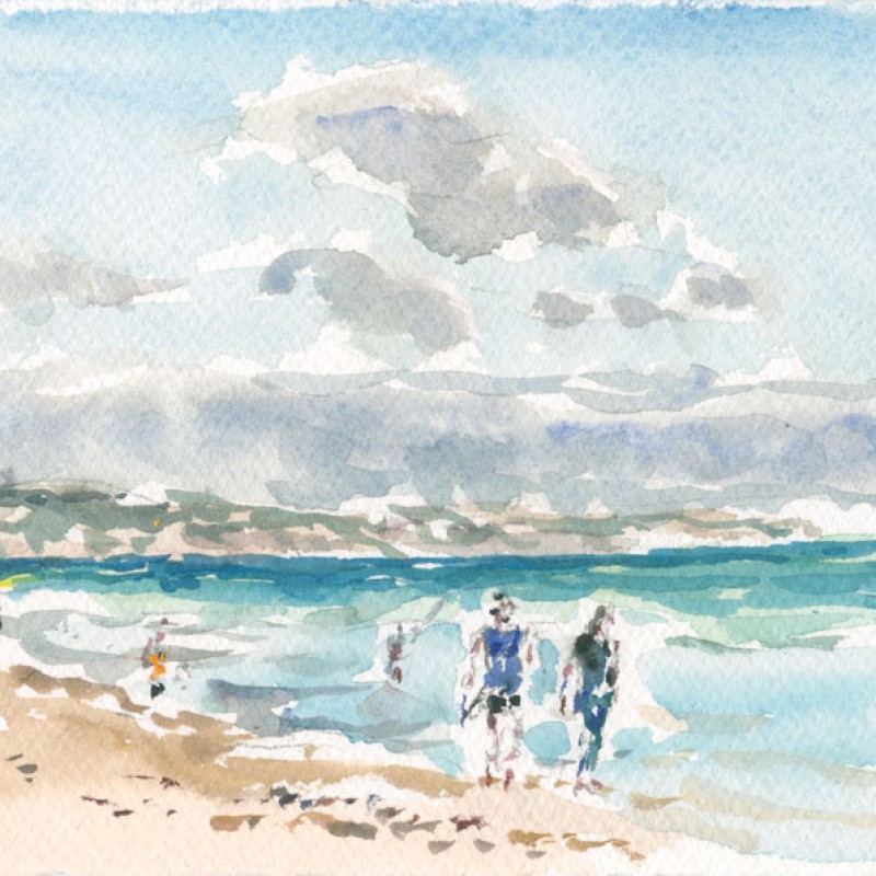 Winter promenade, Brighton Beach