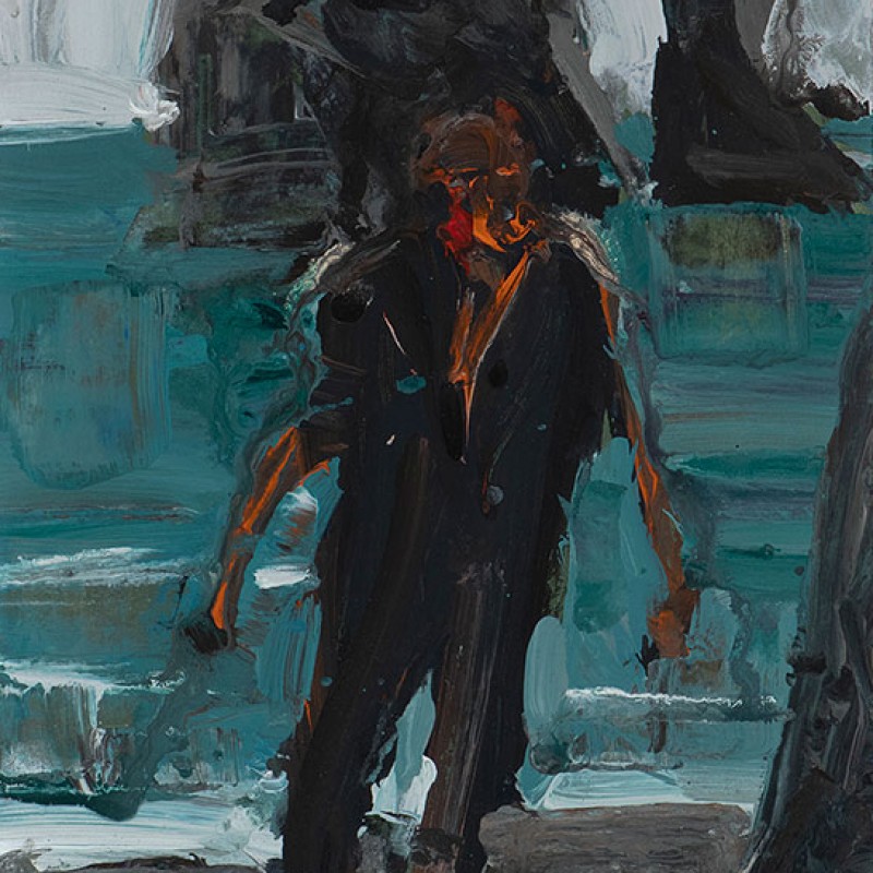 Study for self portrait (red head)