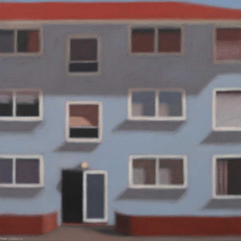 Blue facade