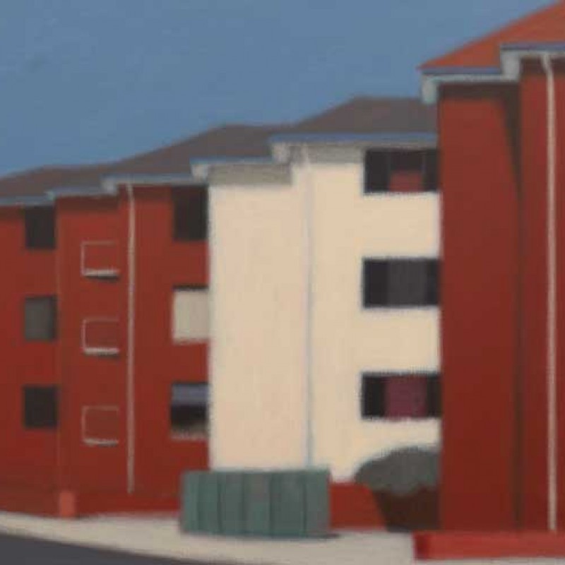 Row of apartments