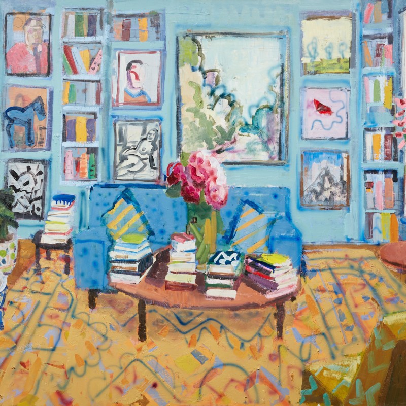 Blue interior