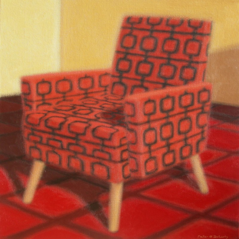Red Pattern Chair