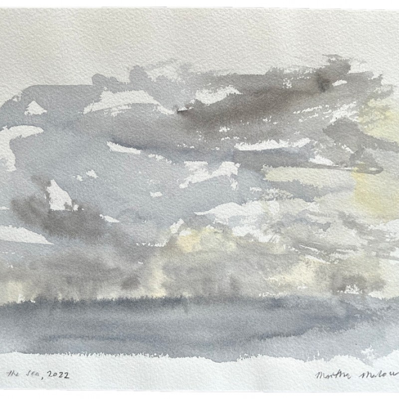 Rain Over the Sea