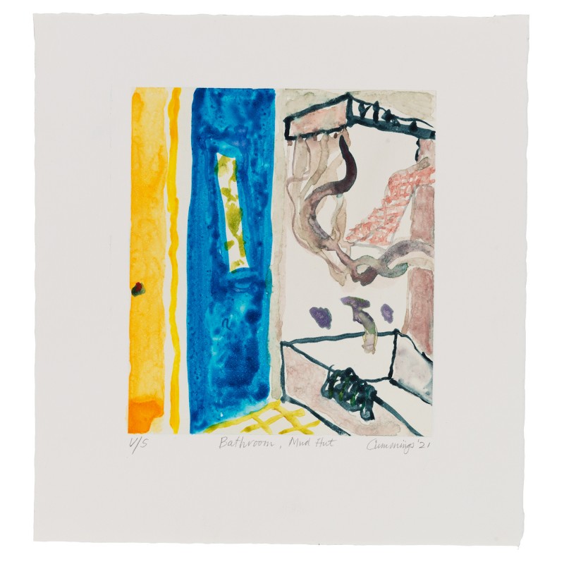 Bathroom, Mud Hut II