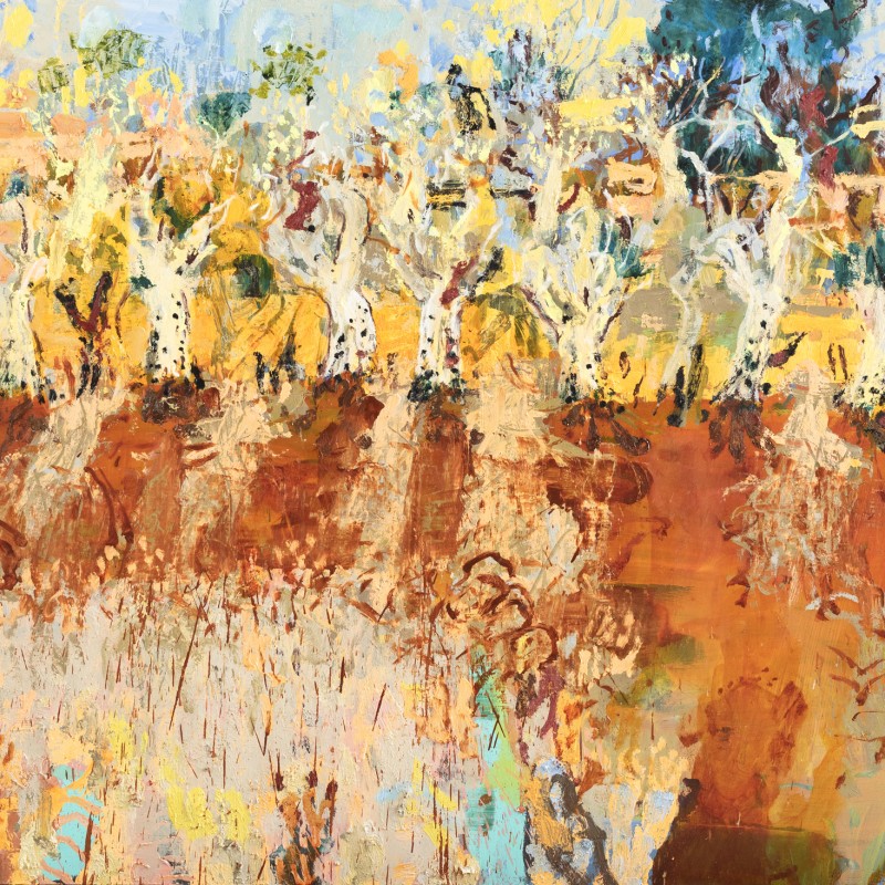 Gums at Dawn, Wilcannia