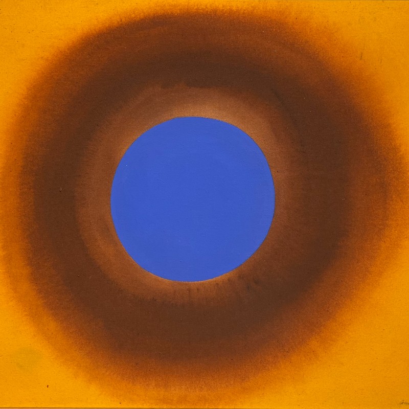 Space Lens, Yellow, Brown, Blue