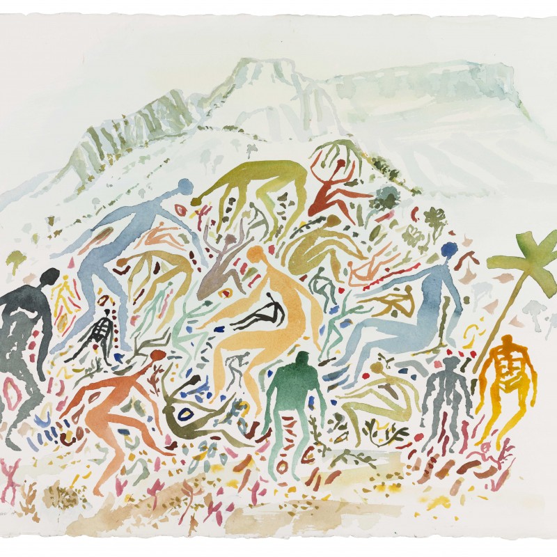 Bush Marks People with Hills near Alice
