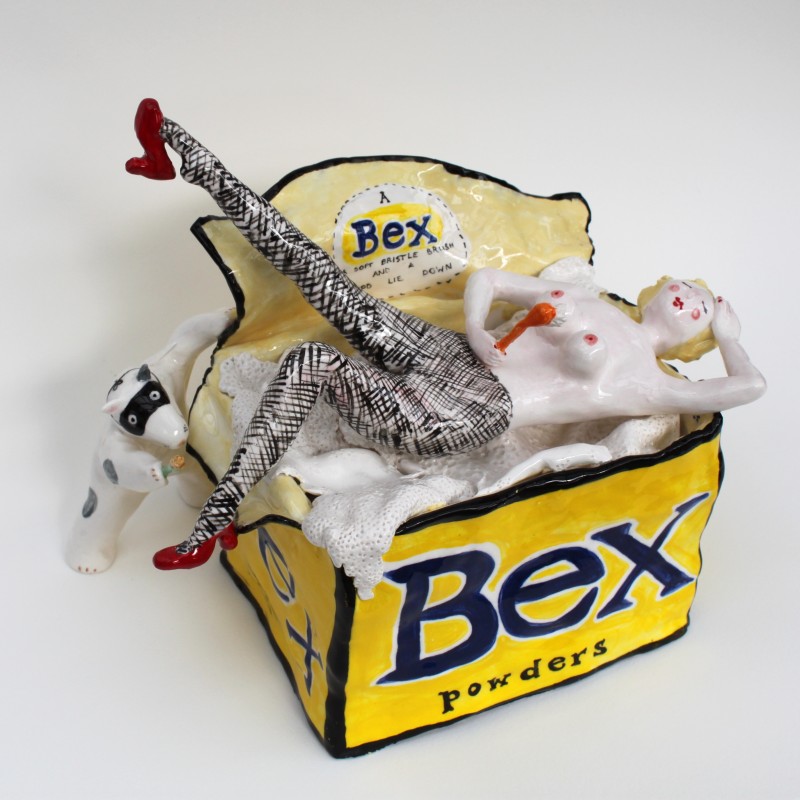 Bex a Soft Bristle Brush and a Good Lie Down
