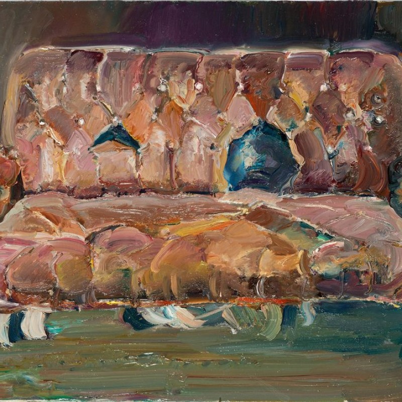 Study for, Damaged Leather Couch
