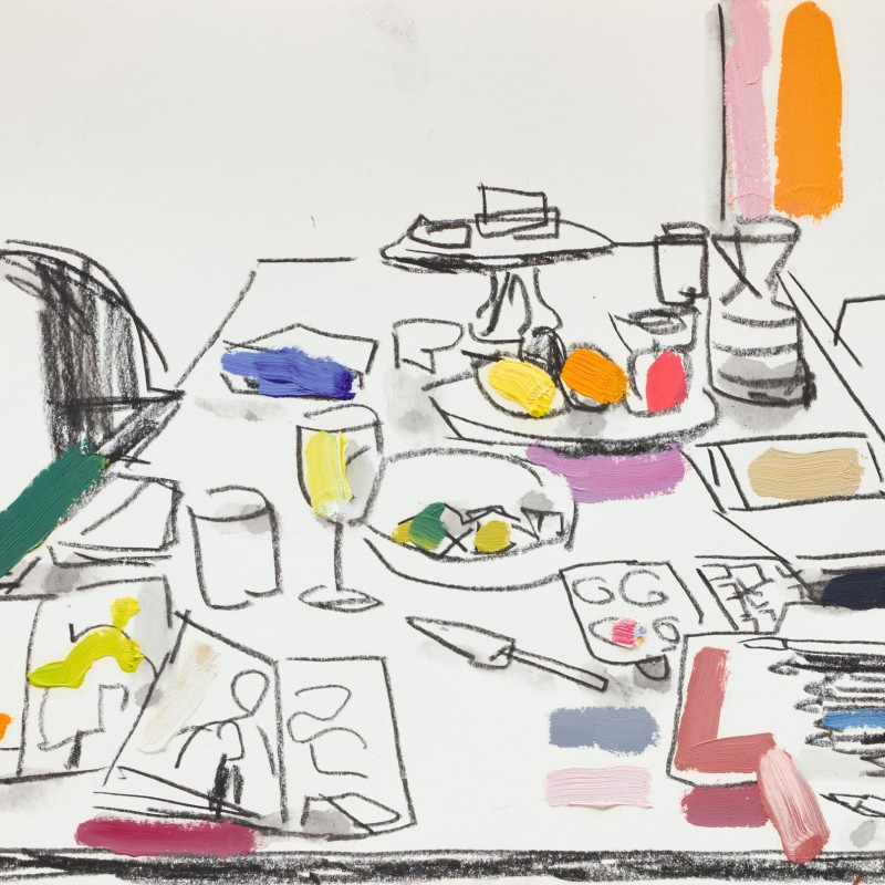 Colour Study for The Drawing Table