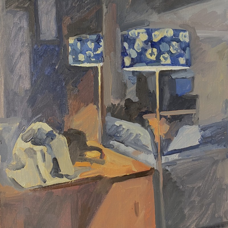 Lamp with Mirror, Night