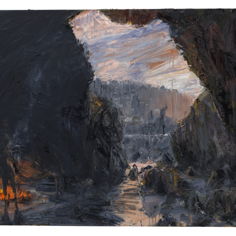 Fire in Cave Rock